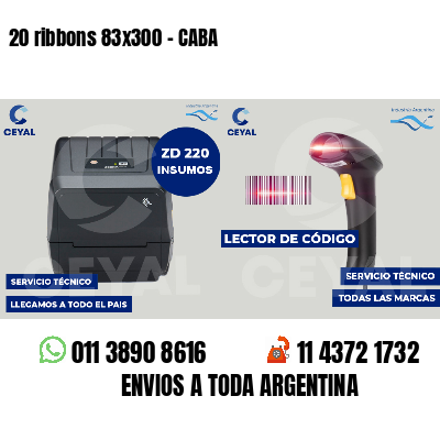 20 ribbons 83x300 - CABA
