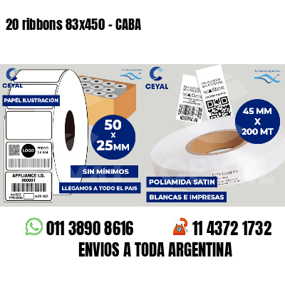 20 ribbons 83x450 - CABA