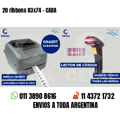 20 ribbons 83x74 - CABA