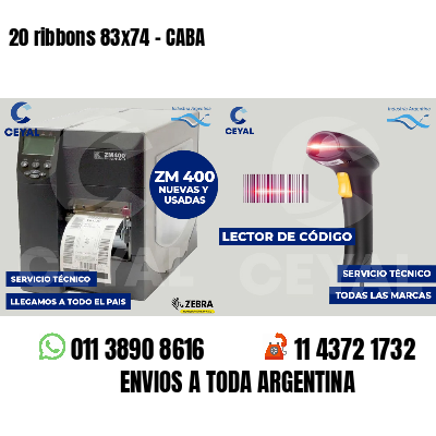 20 ribbons 83x74 - CABA
