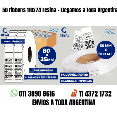 50 ribbons 110x74 resina - Llegamos a toda Argentina