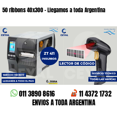 50 ribbons 40x300 - Llegamos a toda Argentina