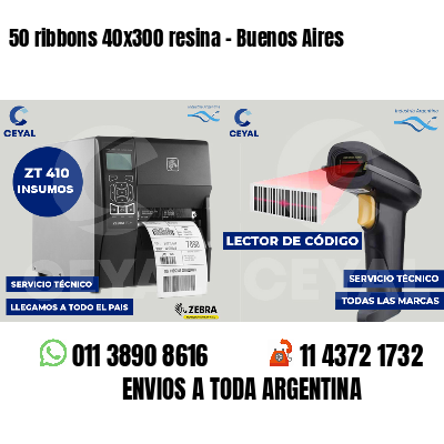50 ribbons 40x300 resina - Buenos Aires