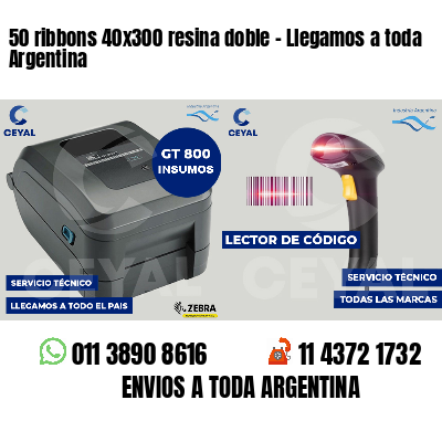 50 ribbons 40x300 resina doble - Llegamos a toda Argentina