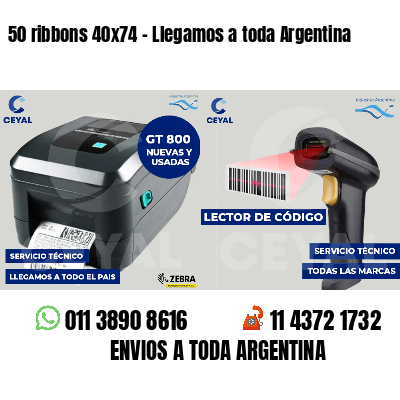 50 ribbons 40x74 - Llegamos a toda Argentina