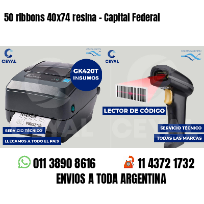 50 ribbons 40x74 resina - Capital Federal