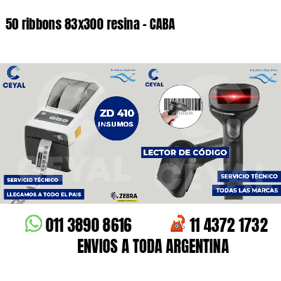 50 ribbons 83x300 resina - CABA