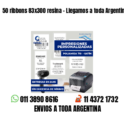 50 ribbons 83x300 resina - Llegamos a toda Argentina
