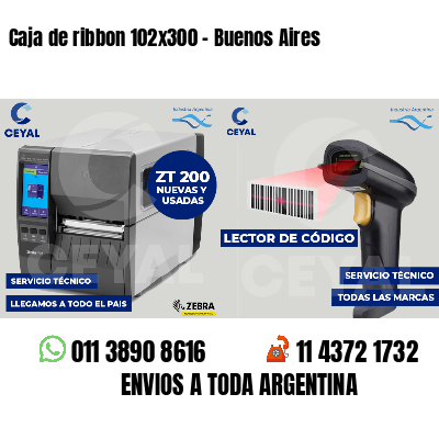 Caja de ribbon 102x300 - Buenos Aires