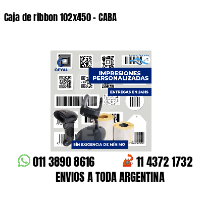 Caja de ribbon 102x450 - CABA