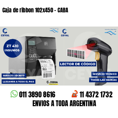 Caja de ribbon 102x450 - CABA