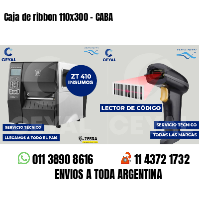 Caja de ribbon 110x300 - CABA