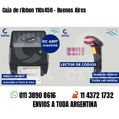 Caja de ribbon 110x450 - Buenos Aires