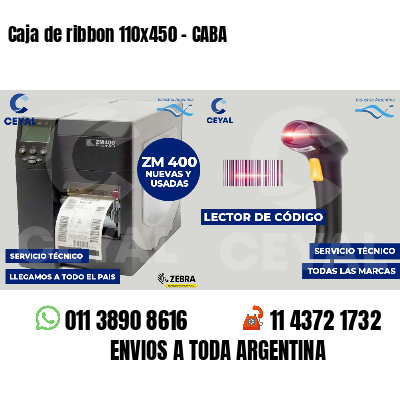 Caja de ribbon 110x450 - CABA