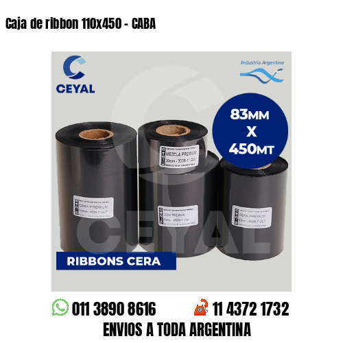 Caja de ribbon 110x450 - CABA
