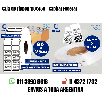 Caja de ribbon 110x450 - Capital Federal