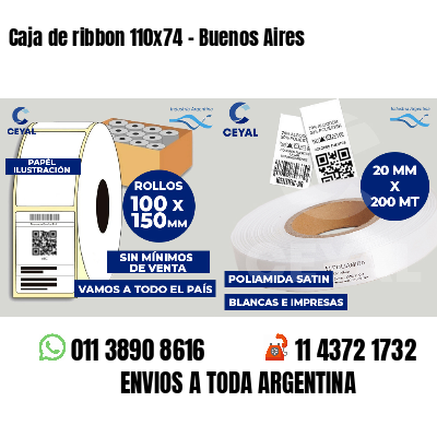 Caja de ribbon 110x74 - Buenos Aires