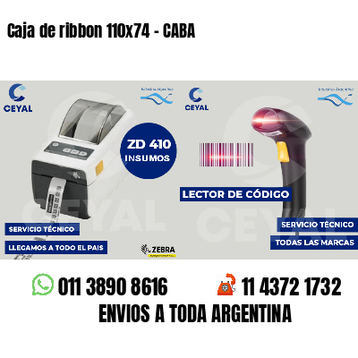 Caja de ribbon 110x74 - CABA