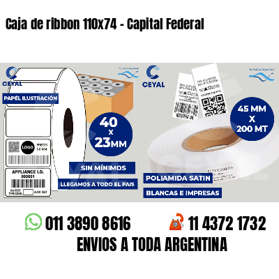 Caja de ribbon 110x74 - Capital Federal