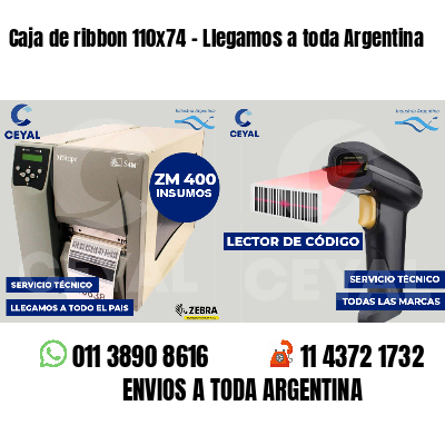 Caja de ribbon 110x74 - Llegamos a toda Argentina