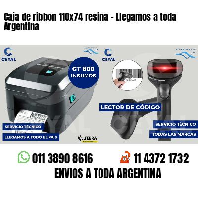 Caja de ribbon 110x74 resina - Llegamos a toda Argentina