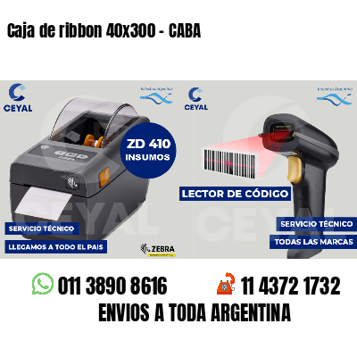 Caja de ribbon 40x300 - CABA