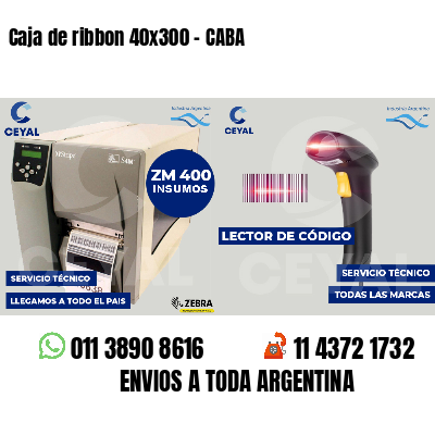 Caja de ribbon 40x300 - CABA