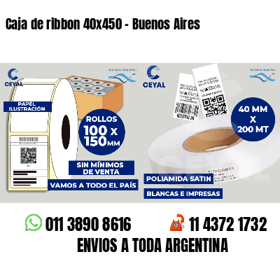 Caja de ribbon 40x450 - Buenos Aires