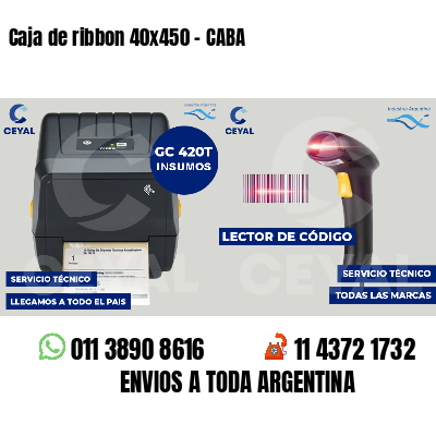 Caja de ribbon 40x450 - CABA