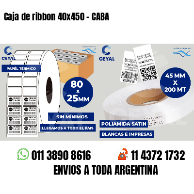 Caja de ribbon 40x450 - CABA
