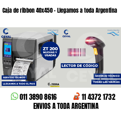 Caja de ribbon 40x450 - Llegamos a toda Argentina