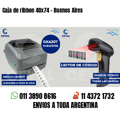 Caja de ribbon 40x74 - Buenos Aires