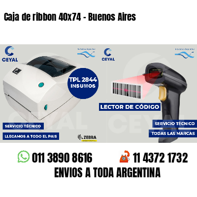 Caja de ribbon 40x74 - Buenos Aires