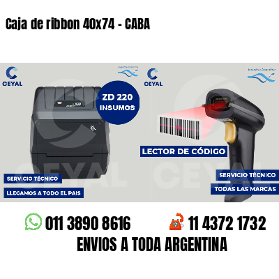 Caja de ribbon 40x74 - CABA