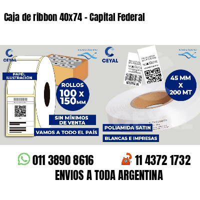 Caja de ribbon 40x74 - Capital Federal