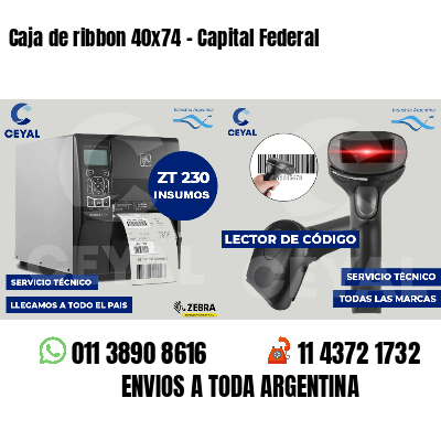 Caja de ribbon 40x74 - Capital Federal