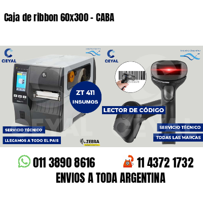 Caja de ribbon 60x300 - CABA