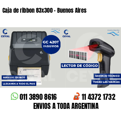 Caja de ribbon 83x300 - Buenos Aires