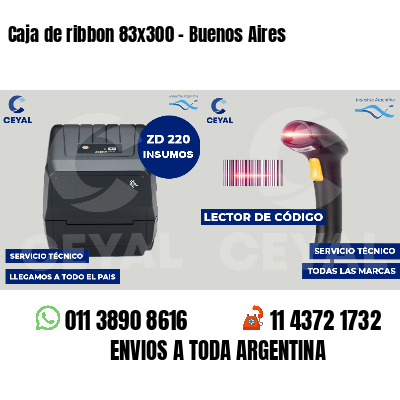 Caja de ribbon 83x300 - Buenos Aires