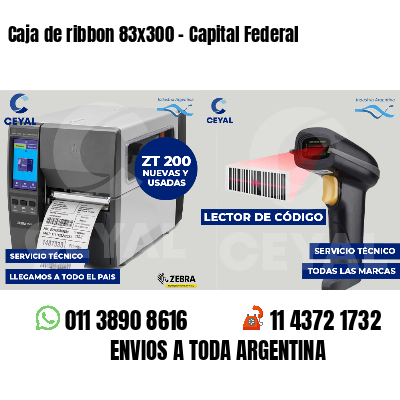 Caja de ribbon 83x300 - Capital Federal