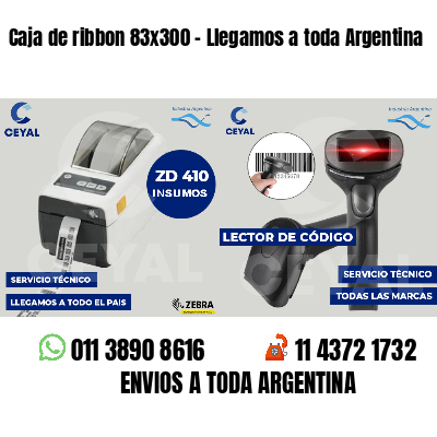 Caja de ribbon 83x300 - Llegamos a toda Argentina