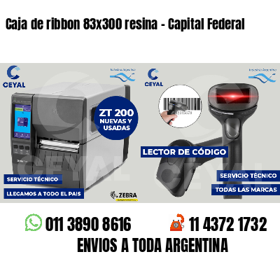 Caja de ribbon 83x300 resina - Capital Federal