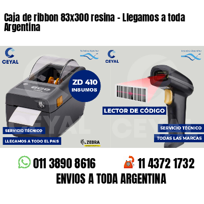 Caja de ribbon 83x300 resina - Llegamos a toda Argentina