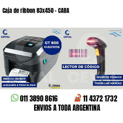 Caja de ribbon 83x450 - CABA