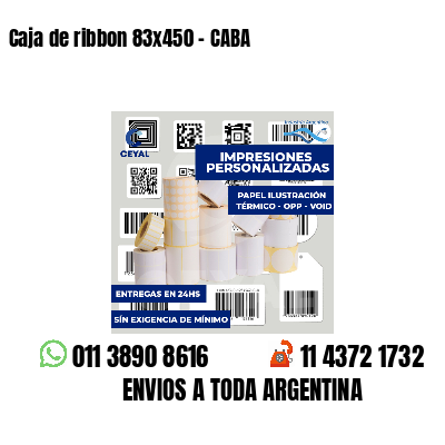 Caja de ribbon 83x450 - CABA