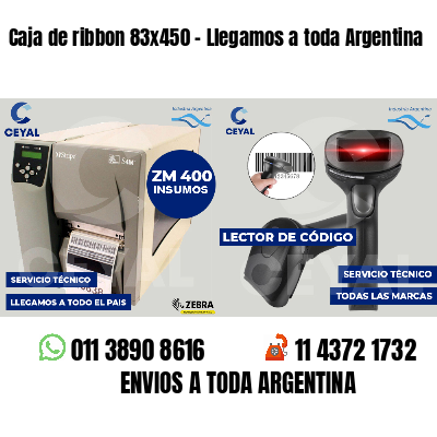 Caja de ribbon 83x450 - Llegamos a toda Argentina