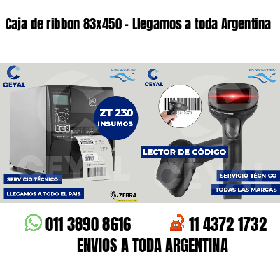 Caja de ribbon 83x450 - Llegamos a toda Argentina