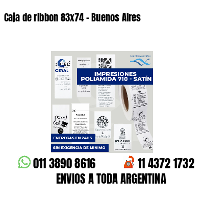 Caja de ribbon 83x74 - Buenos Aires
