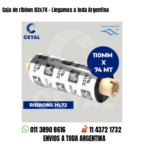 Caja de ribbon 83×74 – Llegamos a toda Argentina
