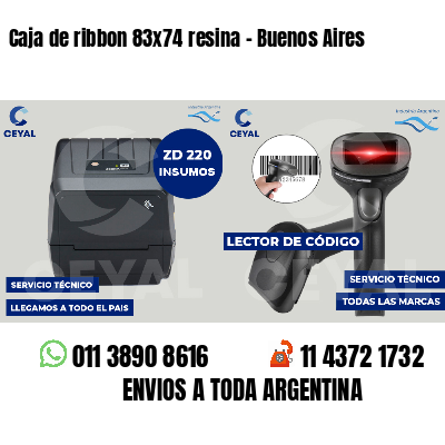 Caja de ribbon 83x74 resina - Buenos Aires